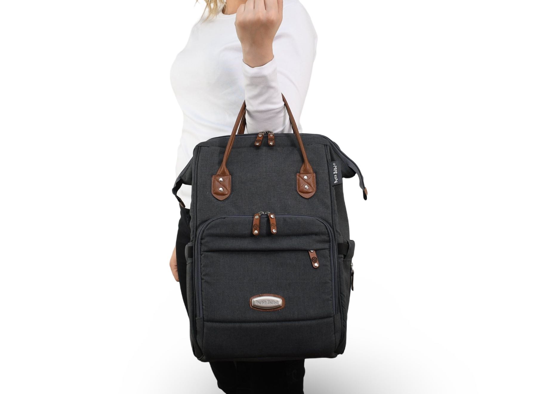 Petit Bebe Premium Max Diaper Bag  – Black