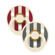 BIBS Pacifier Studio Colour 2 Pack Latex Size 1 – Ruby & Pine