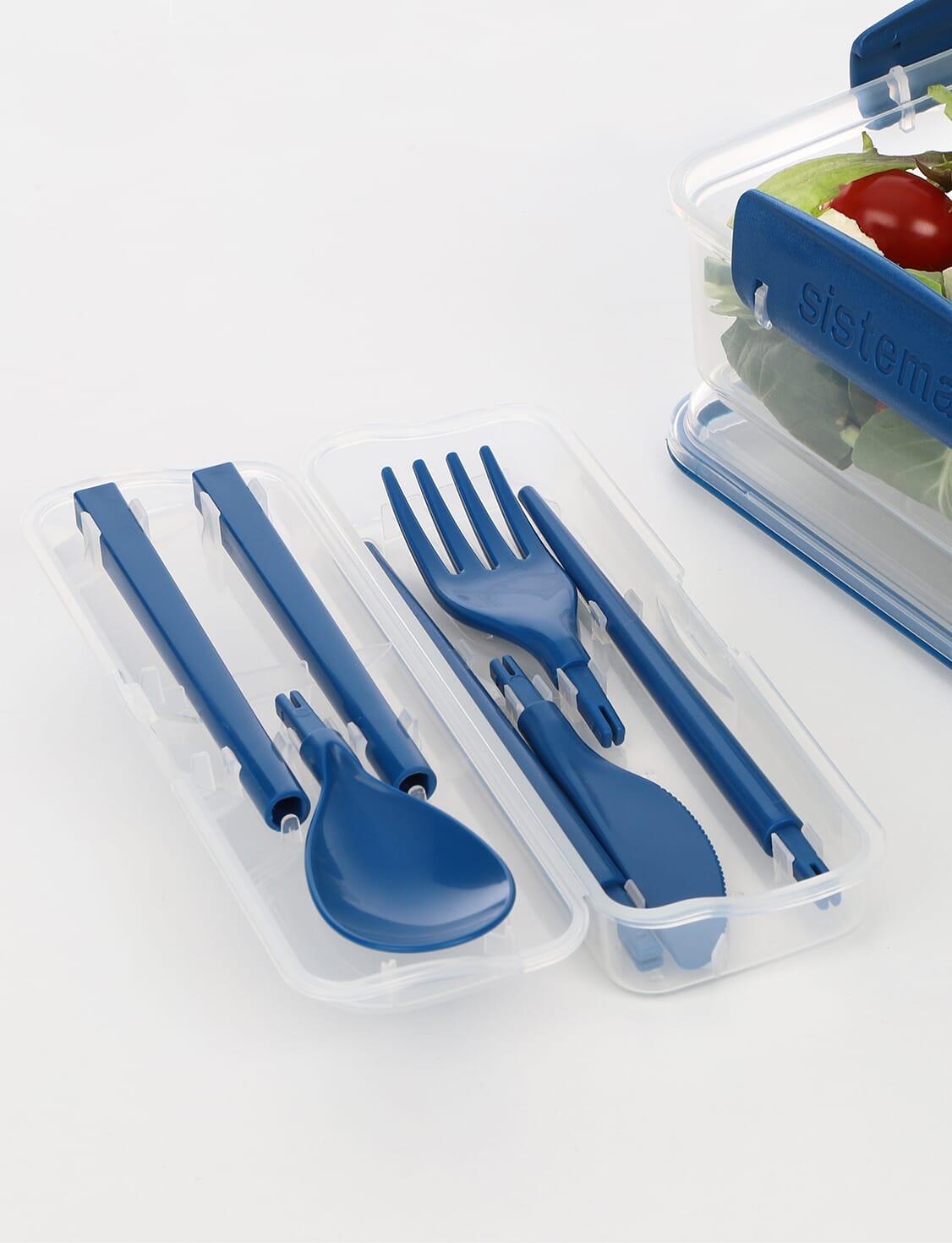 Sistema Plastic Cutlery Set – Blue