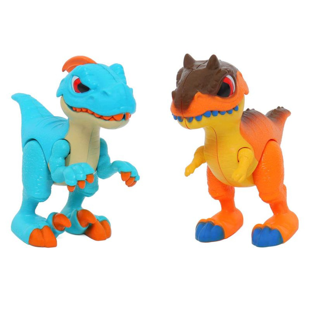 Dino Troop Kids 2 Dinosaurs (Raptor & Megalosaurus)