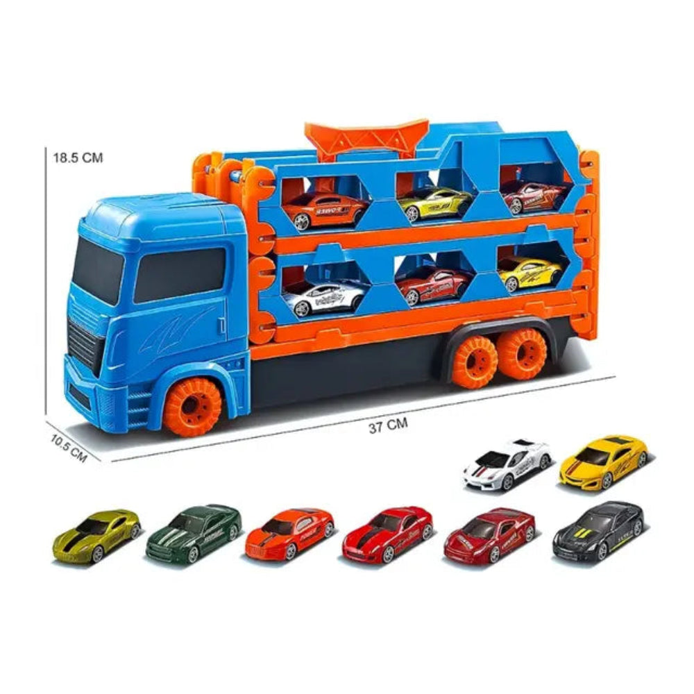 Racing Go Car Foldable Transporter Truck Toy