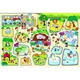 12-Piece Gigantic Zoo Jigsaw Puzzle Kit - Ourkids - Trefl