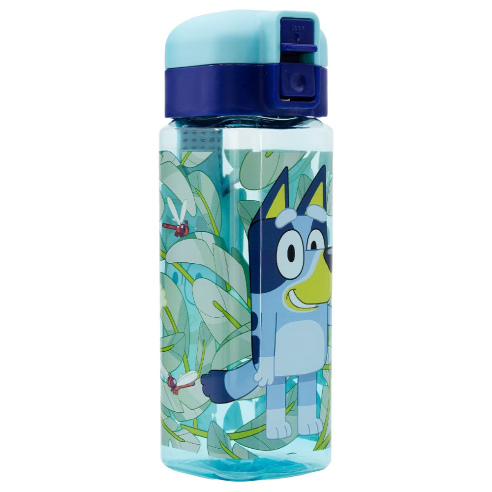 Stor Bluey Safety Lock Square Water Bottle – 550ml