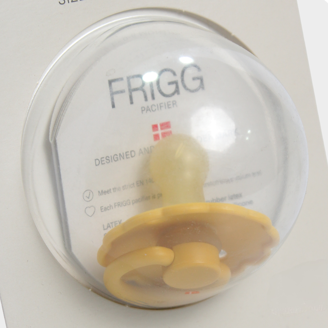 Frigg Natural Latex Pacifier 0-6 m – Gold