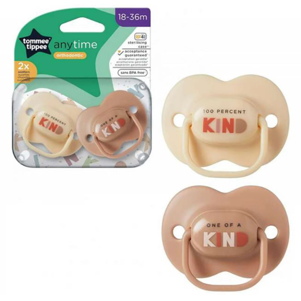 Tommee Tippee Fun Style Orthodontic Soothers (18–36m) – Pack of 2