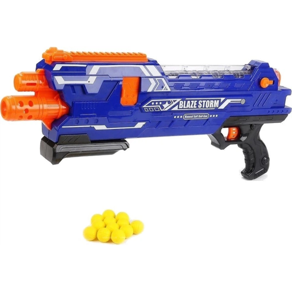 Blaze Storm Manual Soft Ball Gun - Toys - OKO