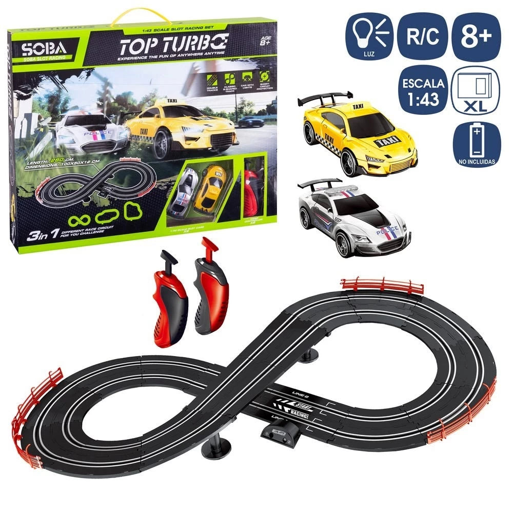 Soba Slot Racing Set (Top Turbo) 3in1