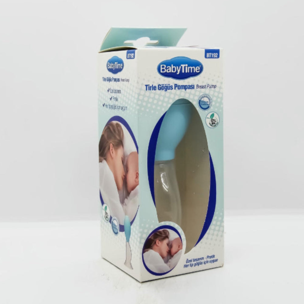 Baby Time Manual Breast Pump – Light Blue