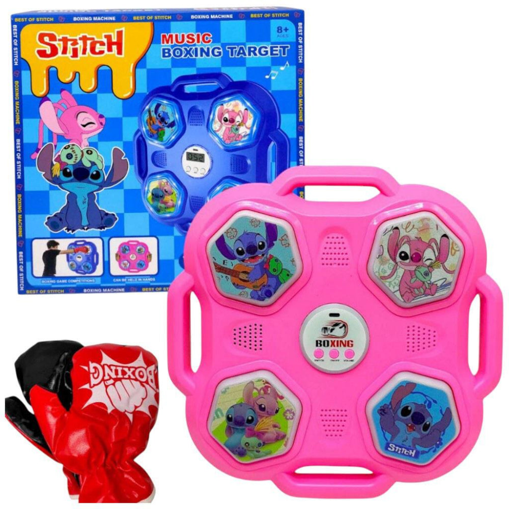 Stitch Music Boxing Target Machine – Pink - Toys - OKO