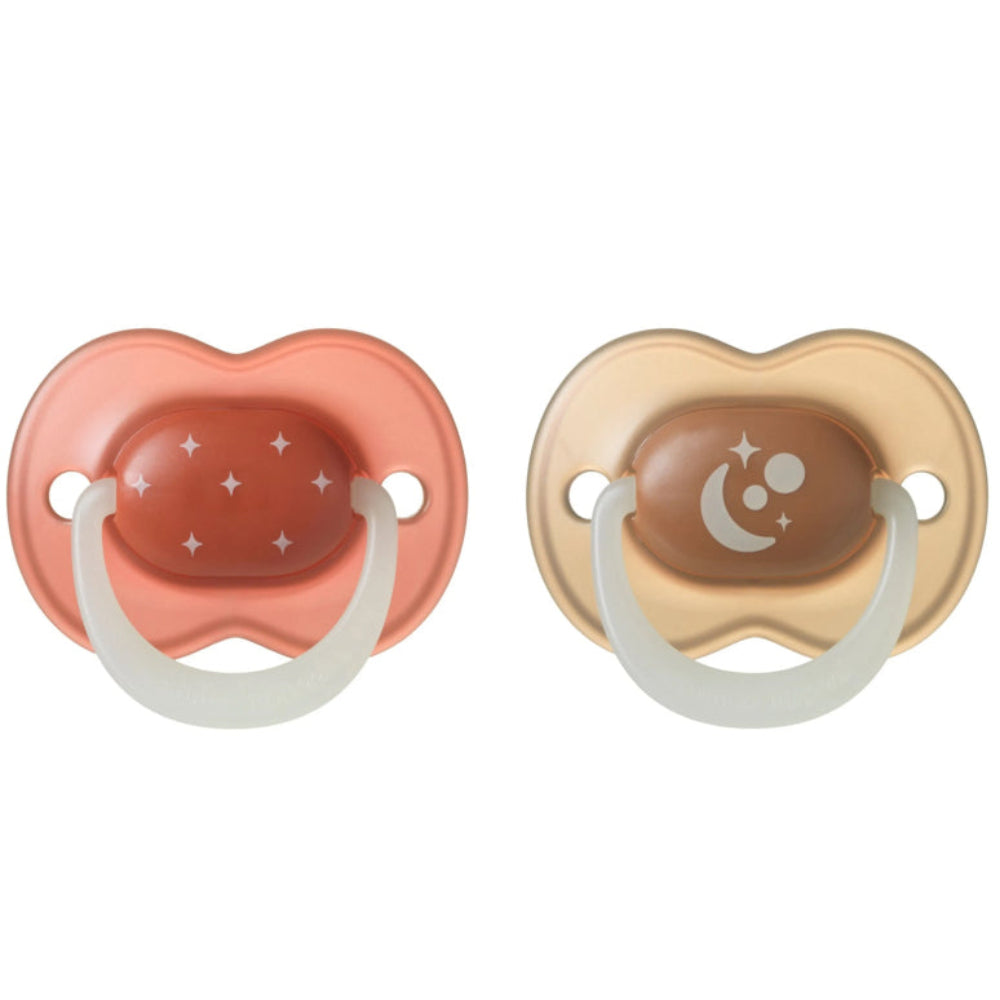 Tommee Tippee Nightglow Pacifier 6-18m – Cafe & Dusty Pink