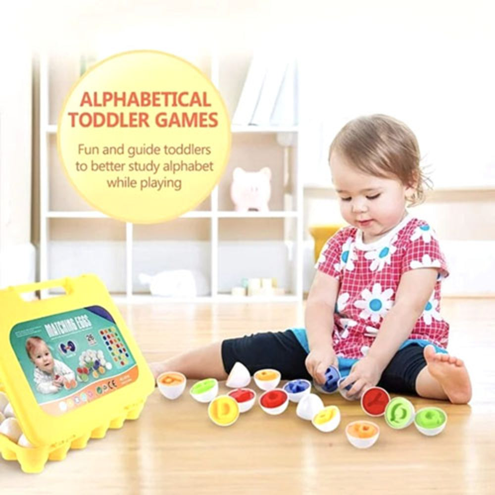 Letter Paired Egg – Early Learning Matching Toy
