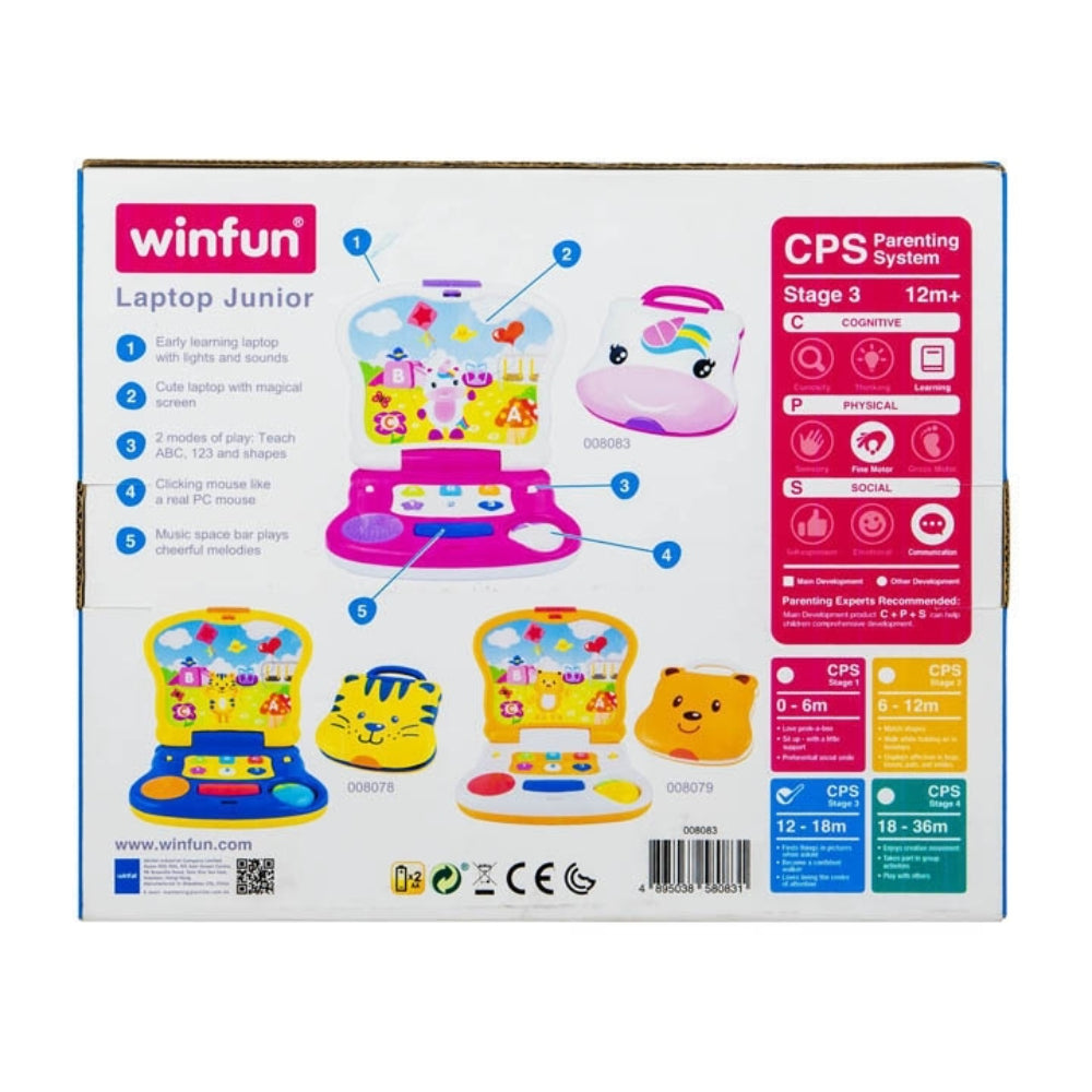 WinFun Unicorn Laptop Junior