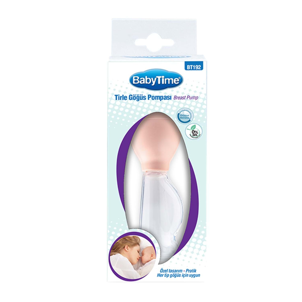 Baby Time Manual Breast Pump – Pink