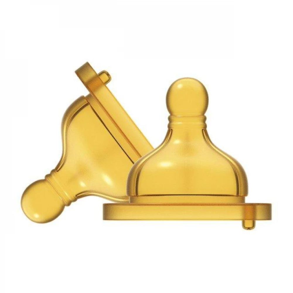 Chicco Well Being Adjustable Rubber Teat Nipple - 2 Pieces