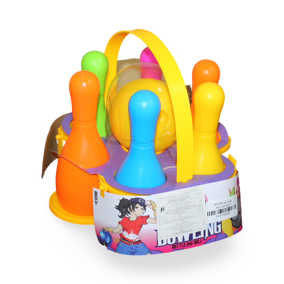 Kids Bowling Set with 6 Pins & Ball
