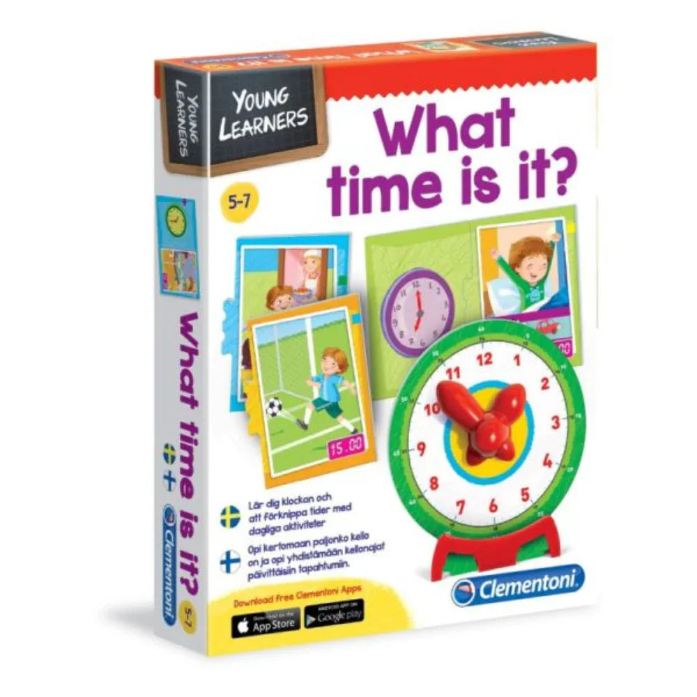 Clementoni What Time Is It Educational Game