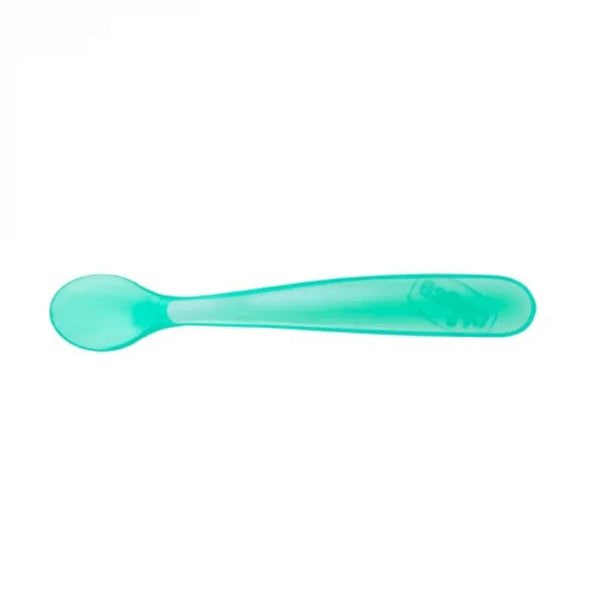 Chicco Soft Silicone Spoon 6M+ Pack of 2