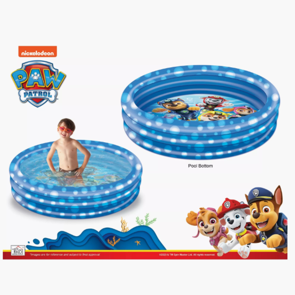 Nickelodeon Paw Patrol Three-Ring Swimming Pool 102cm x 25cm - Toys - OKO