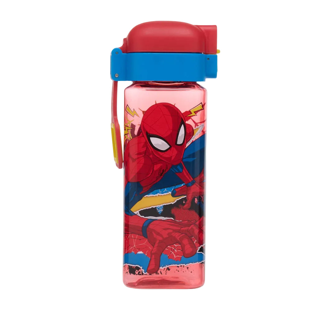 Stor Spider-Man Water Bottle with Flip-Up Lid – 550ml