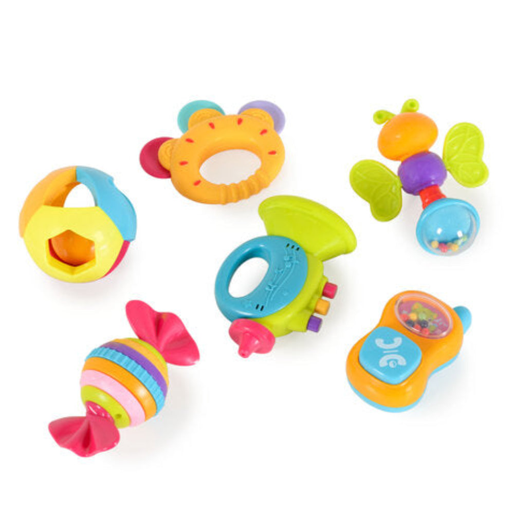 Hola Rocking Activity Rattles Set – 6 Pcs - Toys