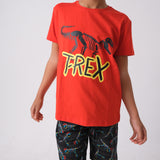 "T-Rex" Short-Sleeved Pajama