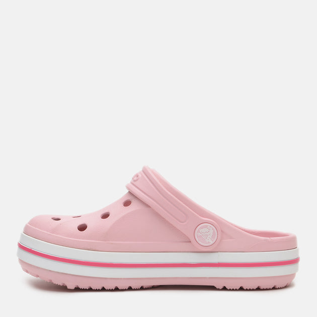 Girls Pink Crocs Slippers