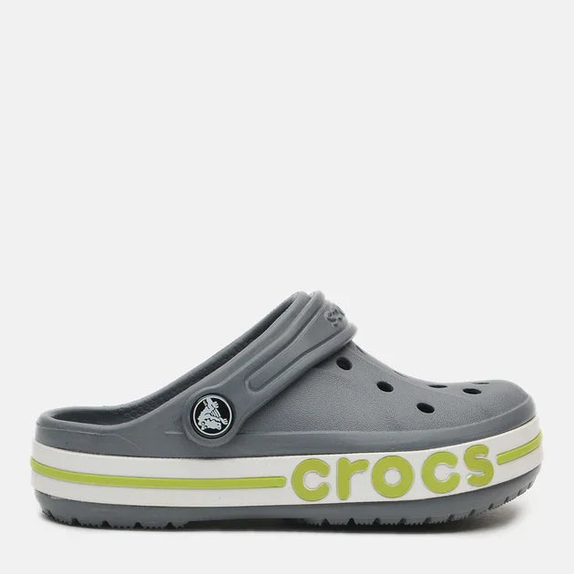 Unisex Gray Crocs Slippers - Clothing
