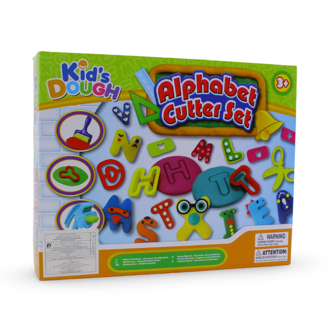 Kid's Dough Alphabet Cutter Set