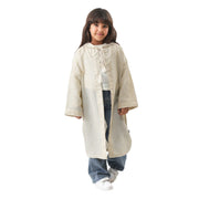 Ramadan Girls Linen Kaftan – Beige