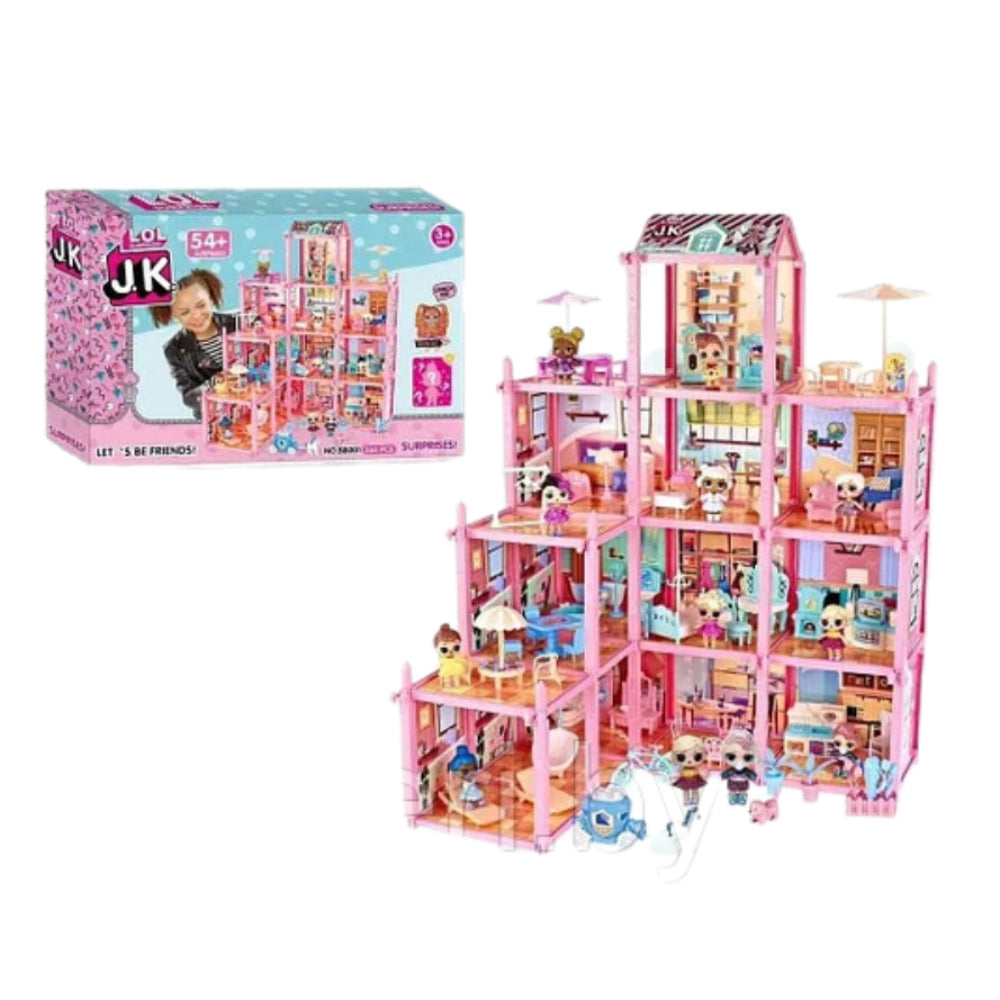 L.O.L. Surprise! J.K. Mini Fashion Doll House Playset – 265Pcs