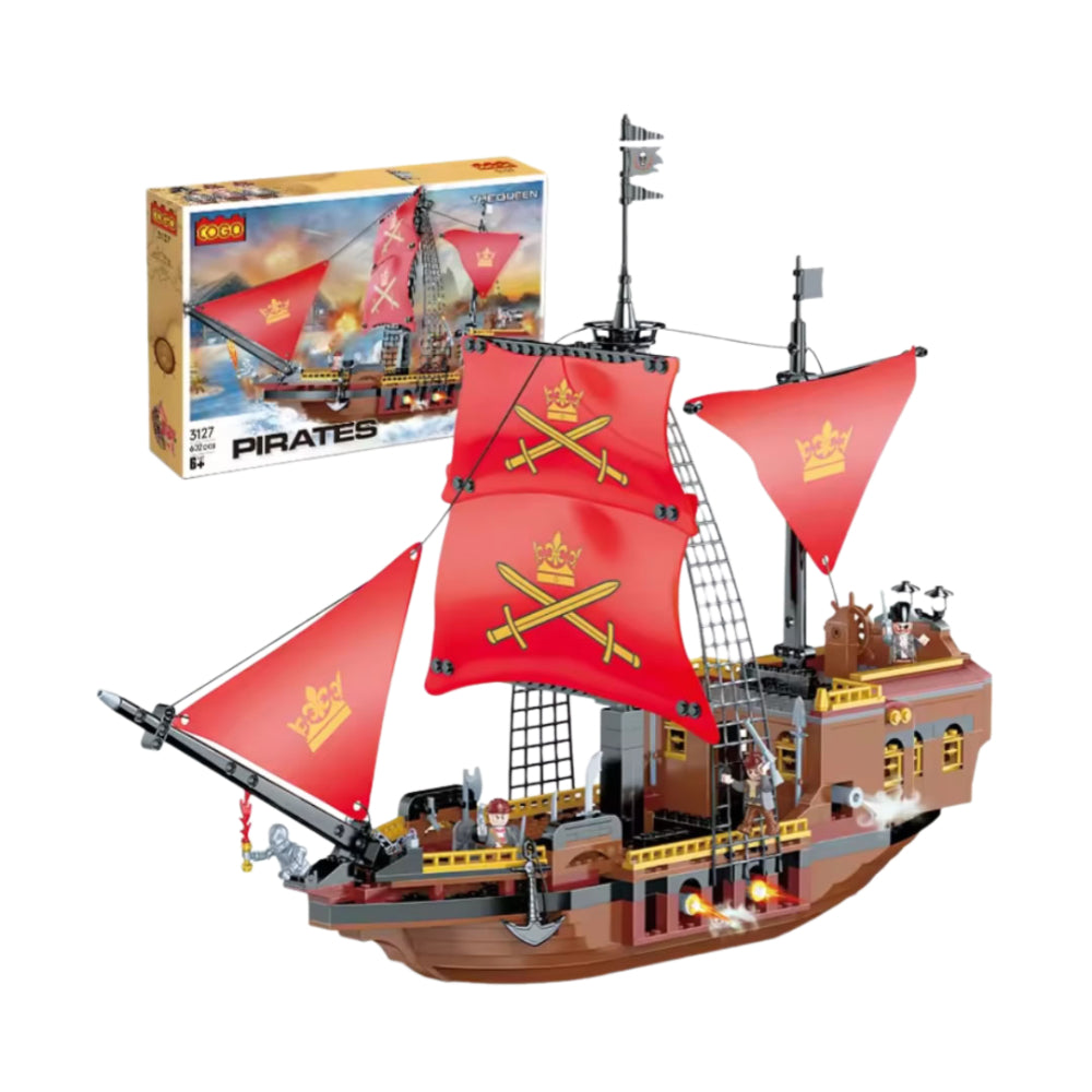 Cogo Fantasy Pirates Building Block Set – 602Pcs - Toys