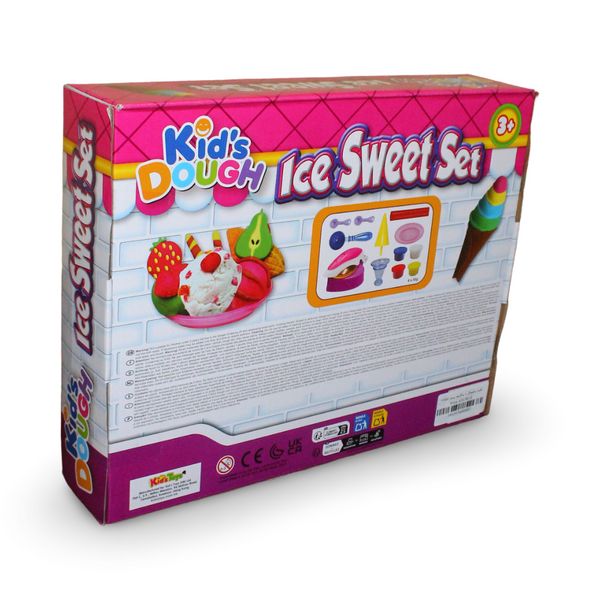 Kids Dough Cookie, Ice Cream & Fruit Maker Set with Modeling Dough
