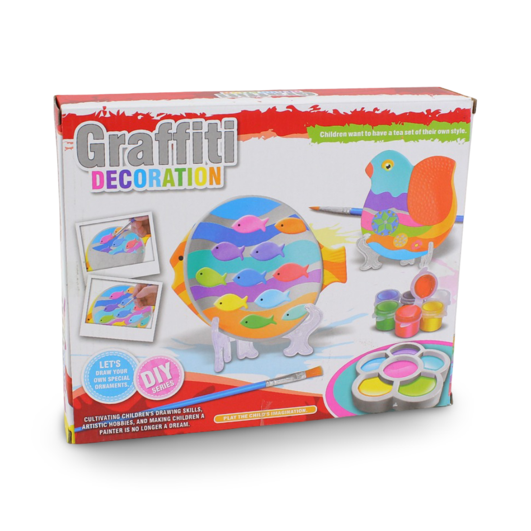 DIY Graffiti Decoration – 8 Pcs