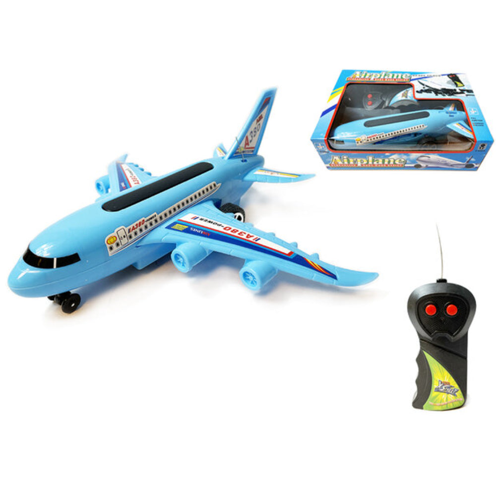 Air Plane With Remote Control – Baby Blue