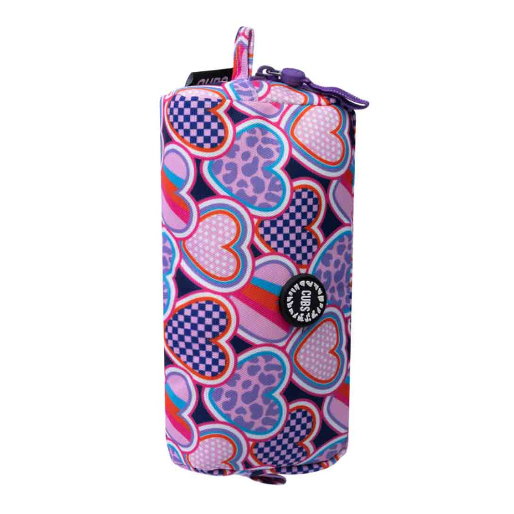 Cubs Hearts Pencil Case - Purple
