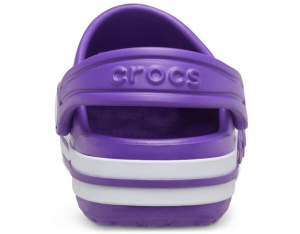 Girls Neon Purple Crocs Slippers