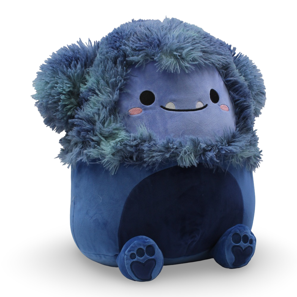 Squishmallows Navy Blue Bigfoot Squishmallow Plush Toy