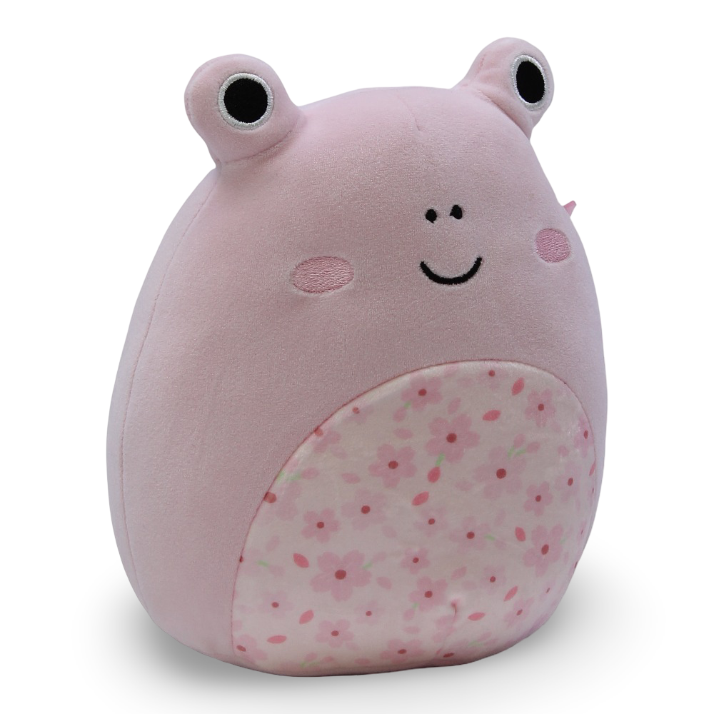 Squishmallows The Pink Frog with Sakura Flower Belly Plush Toy
