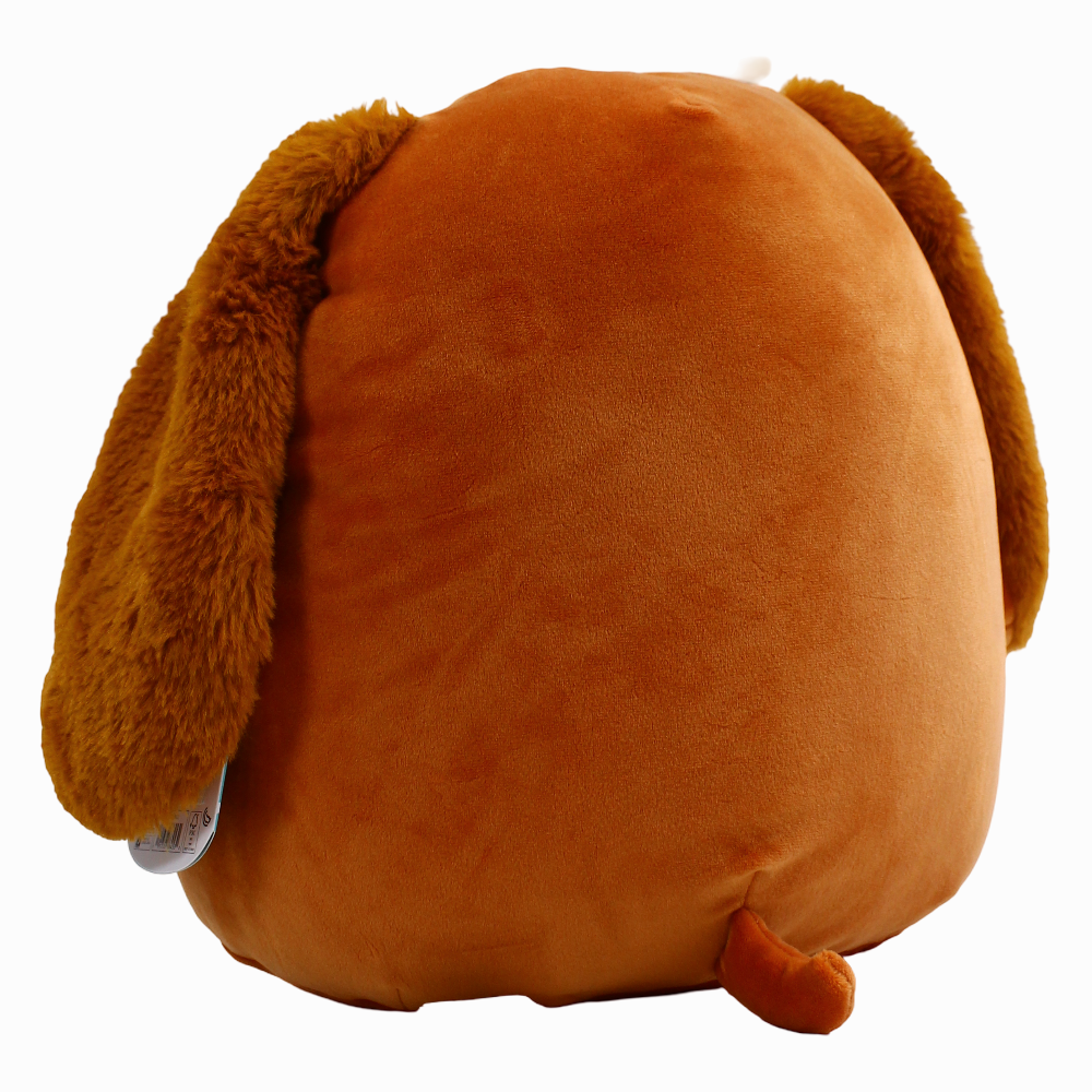 Squishmallows Seasonal Squad Darcy the Brown Dog with Blue Bandana Holding a Cupcake