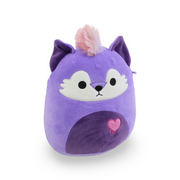 Squishmallows Yoshimi the Wolf 7.5-inch Plush Toy – Purple