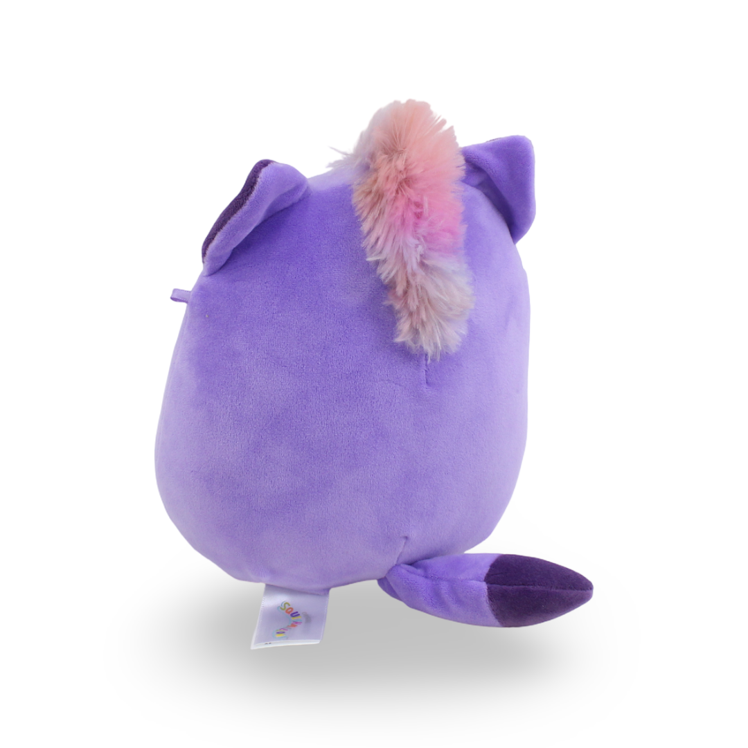 Squishmallows Yoshimi the Wolf 7.5-inch Plush Toy – Purple