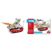 Assembly Alloy Toys Meccano Tank Construction Kit – 193 Pcs