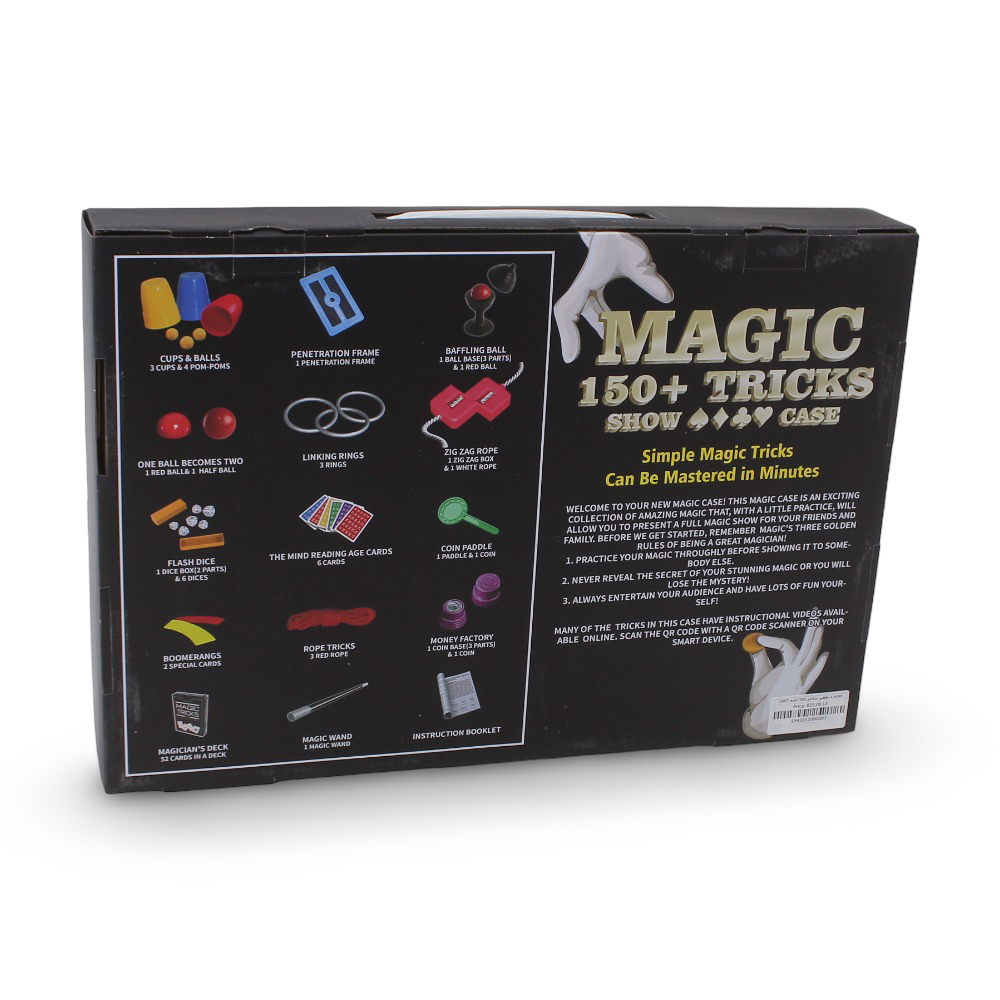 Magic Tricks Show Case – 150 Tricks