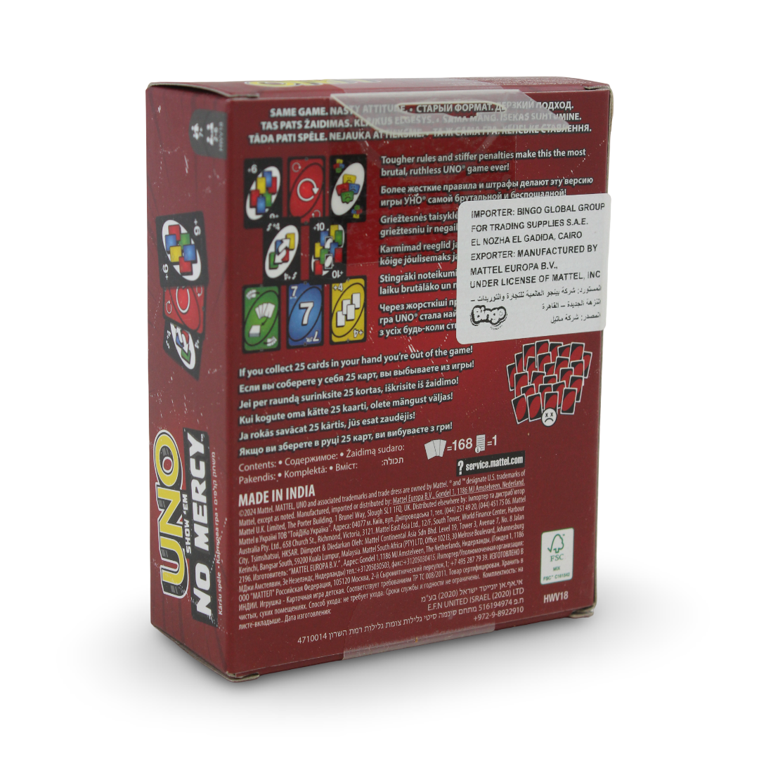 Mattel UNO Show 'Em No Mercy Card Game