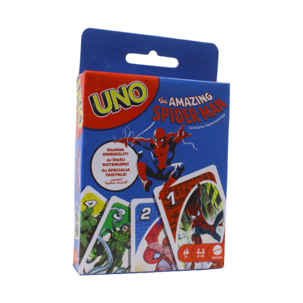 Mattel UNO The Amazing Spider-Man Card Game