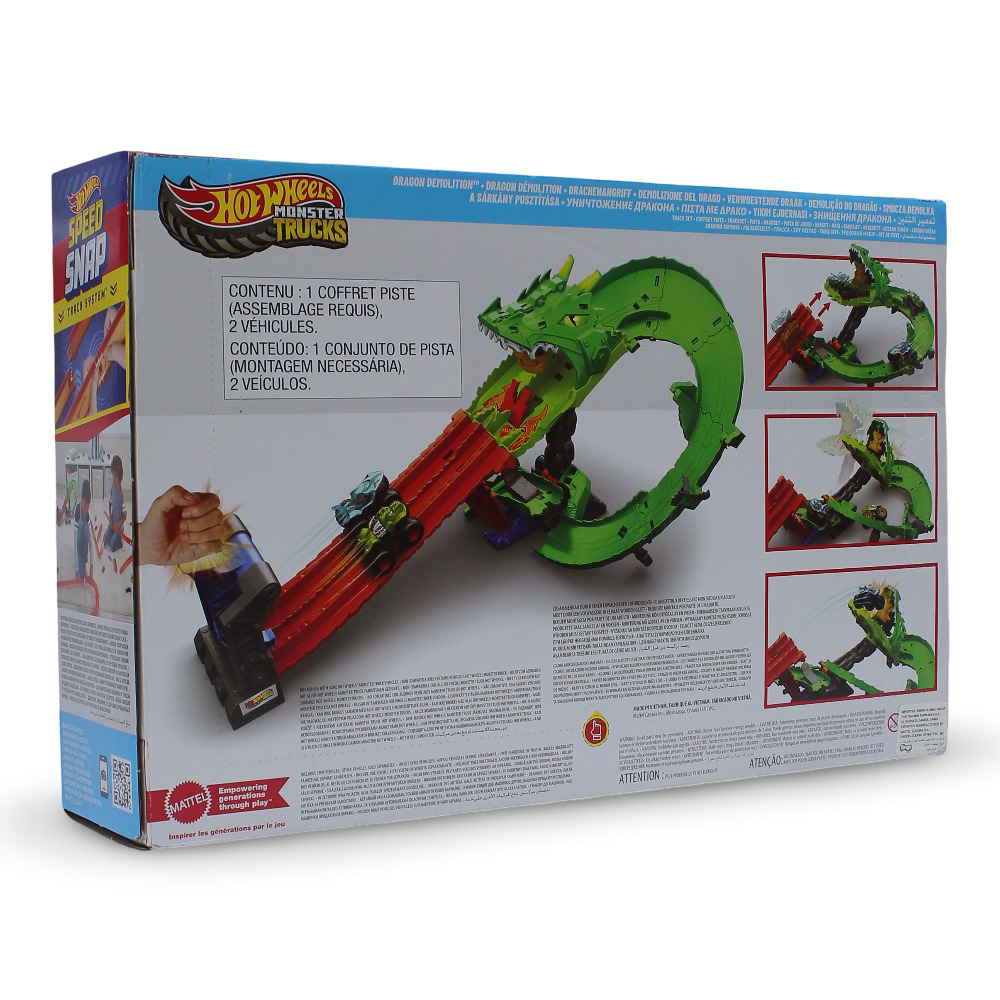 Mattel Hot Wheels Monster Trucks Sharks vs. Dinos