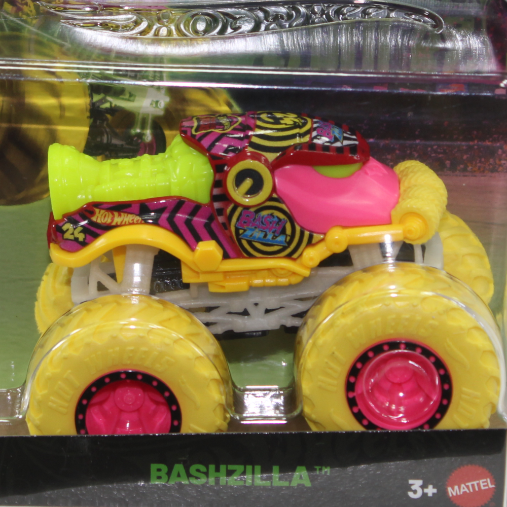 Mattel Hot Wheels Monster Trucks – Glow-in-the-Dark 1:64 Scale