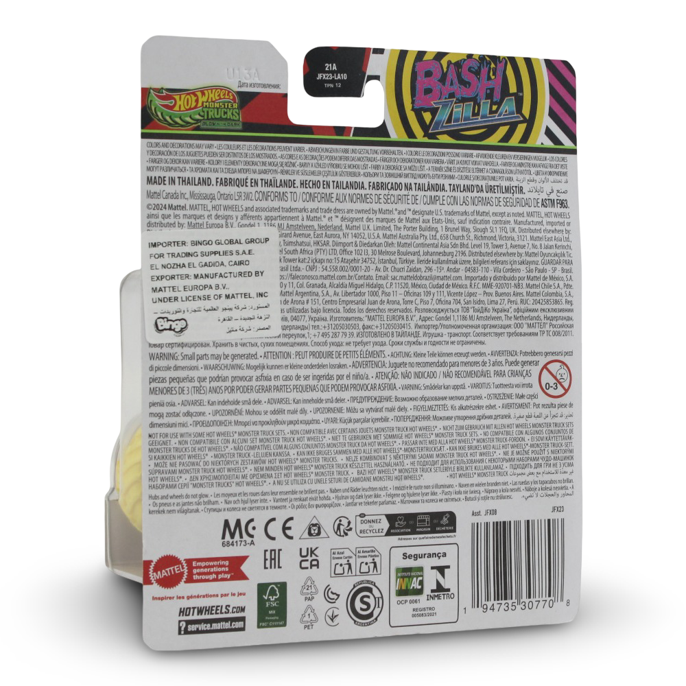 Mattel Hot Wheels Monster Trucks – Glow-in-the-Dark 1:64 Scale