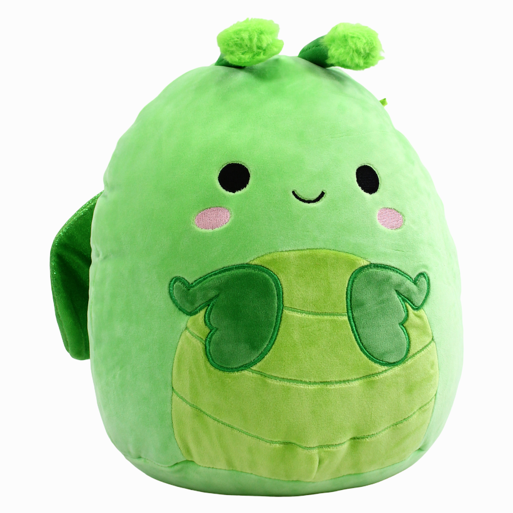 Squishmallows Plush Figure Green Praying Mantis With Sparkle Wings Trenton 30cm Jazwares