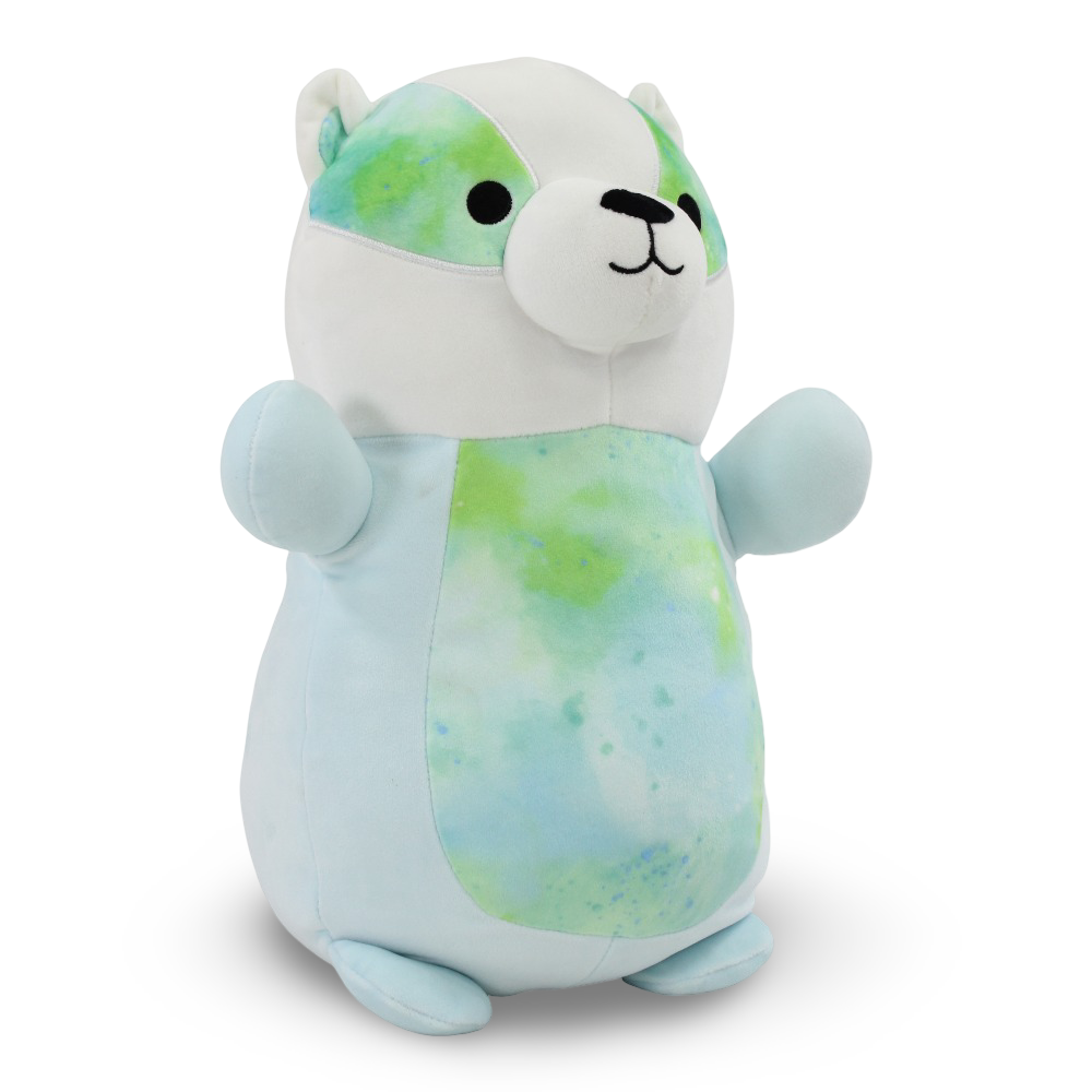 Squishmallows – Tie-Dye Badger Plush Toy - Assortments